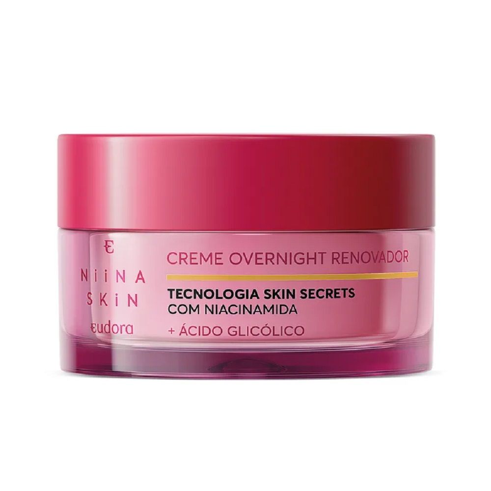 Creme Facial Eudora Niina Secrets Skin Overnight Renovador 45g
