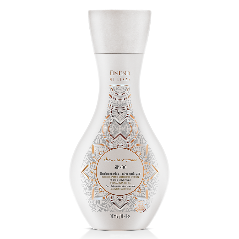 Shampoo Amend Millenar Óleos Marroquinos 300ml