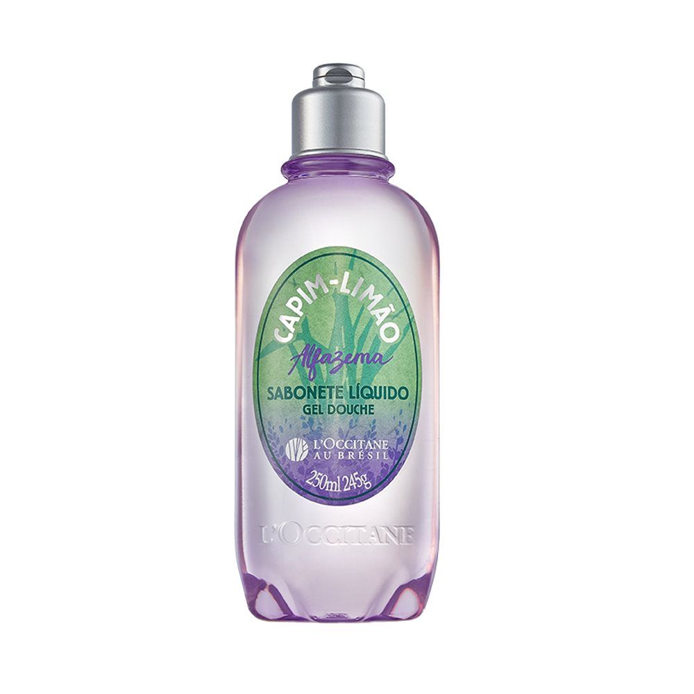Sabonete Líquido L'Occitane au Brésil Capim-Limão Alfazema 250ml