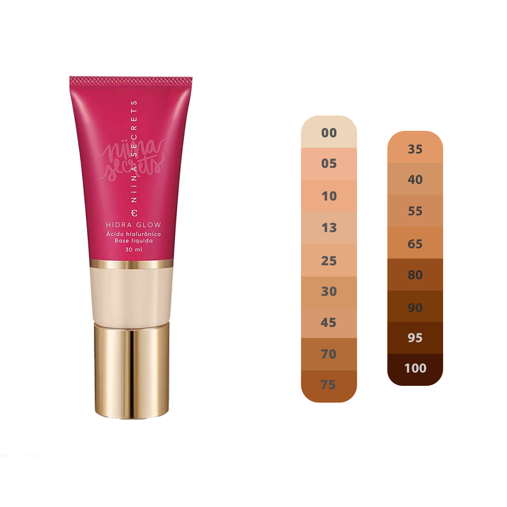 Base Líquida Eudora Niina Secrets Hidra Glow 30ml 
