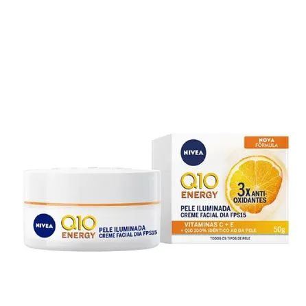 Creme Facial Antissinais Nivea Q10 Energy Dia FPS15 50g