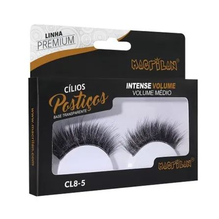 Cílios Postiços Macrilan Intense Volume Volume Médio CL8-5