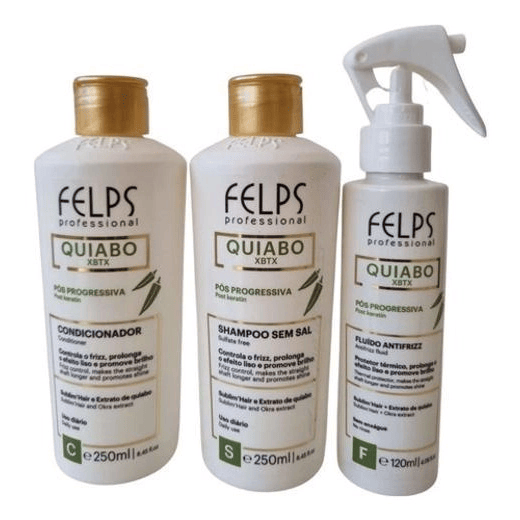 Kit de Limpeza Felps Pós Progressiva 3 Produtos