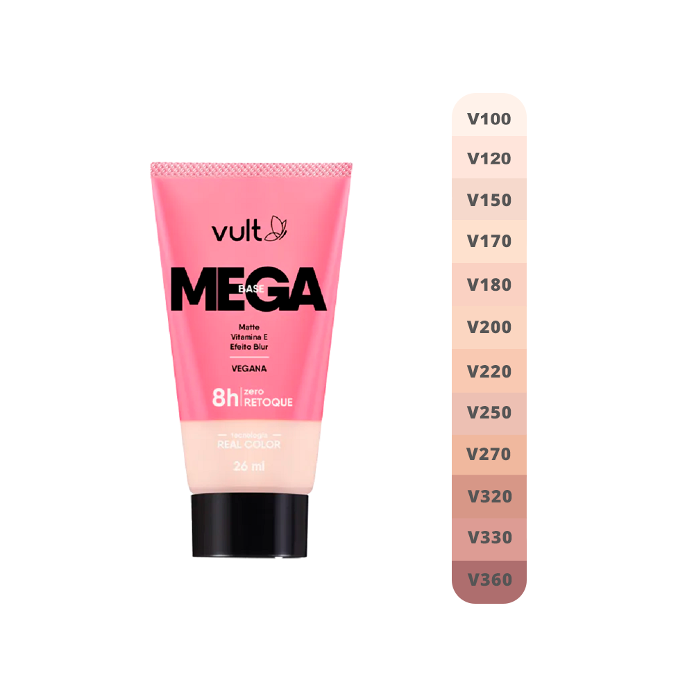 Base Líquida Vult Make Mega Base 26ml