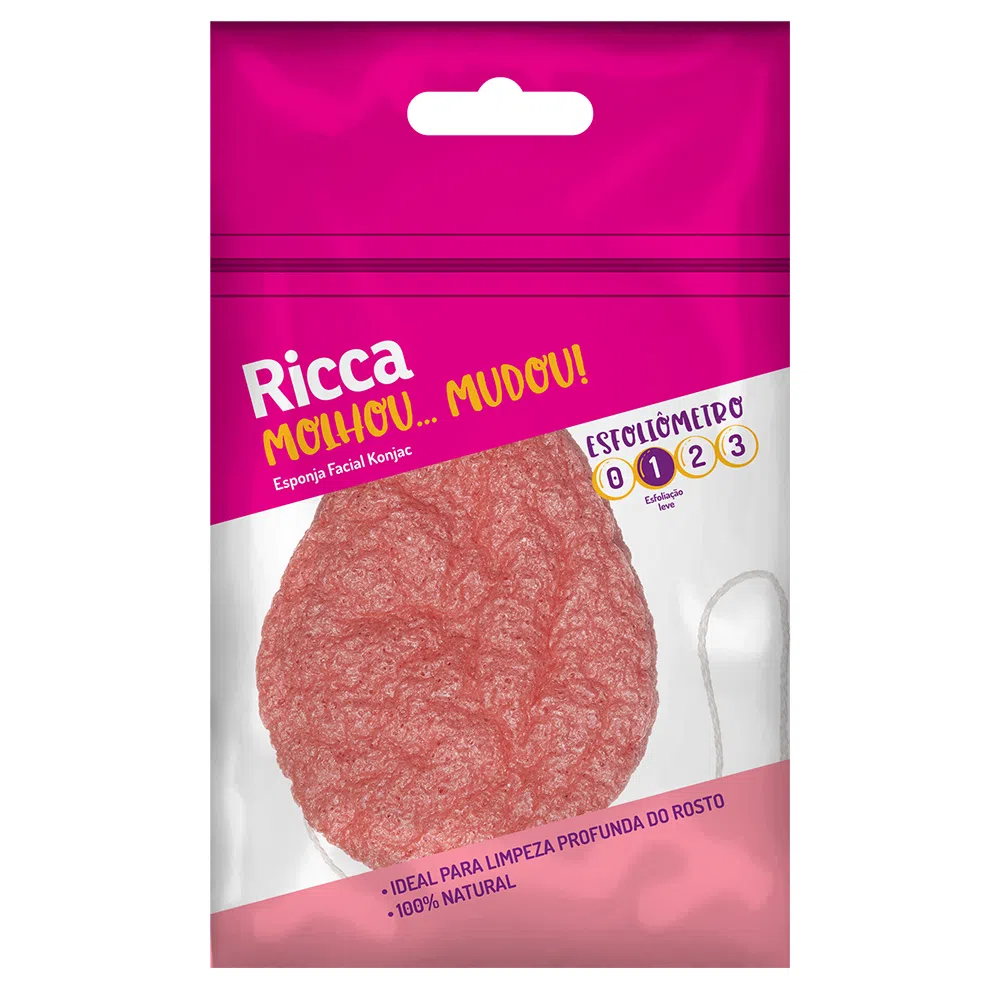 Esponja Facial Ricca Konjac