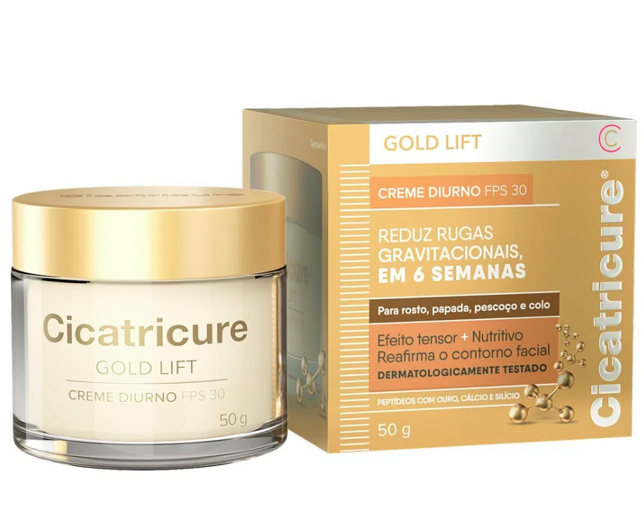 Creme Facial Cicatricure Gold Lift Dia 50g