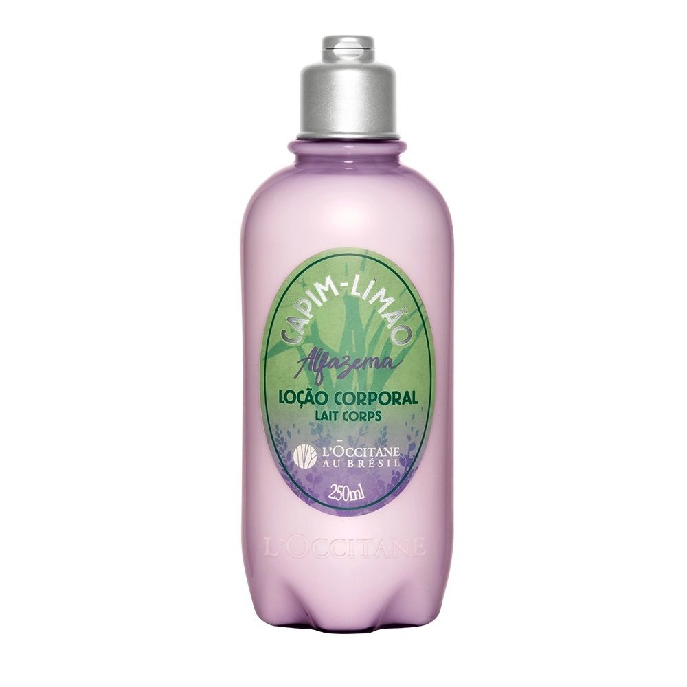Loção Desodorante Corporal L’Occitane au Brésil Capim-Limão Alfazema 250ml