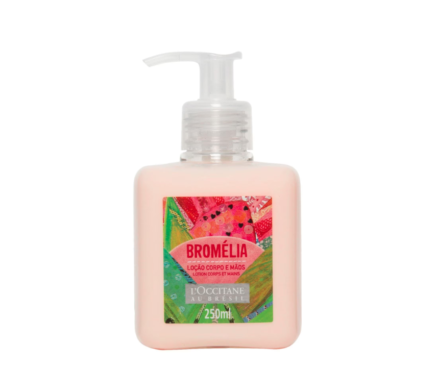 Loção Desodorante Corporal e Mãos L’Occitane au Brésil Bromélia 250ml