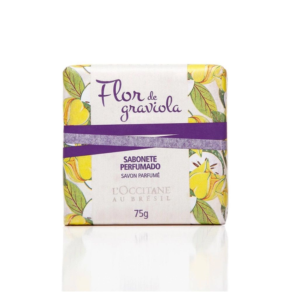 Sabonete Perfumado L'Occitane au Brésil Flor de Graviola 75g