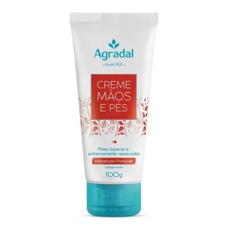 Creme Para Mãos e Pés Agradal 100g