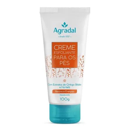 Creme Esfoliante Para Pés Agradal 100g