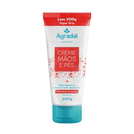 Creme Para Mãos e Pés Agradal 200g