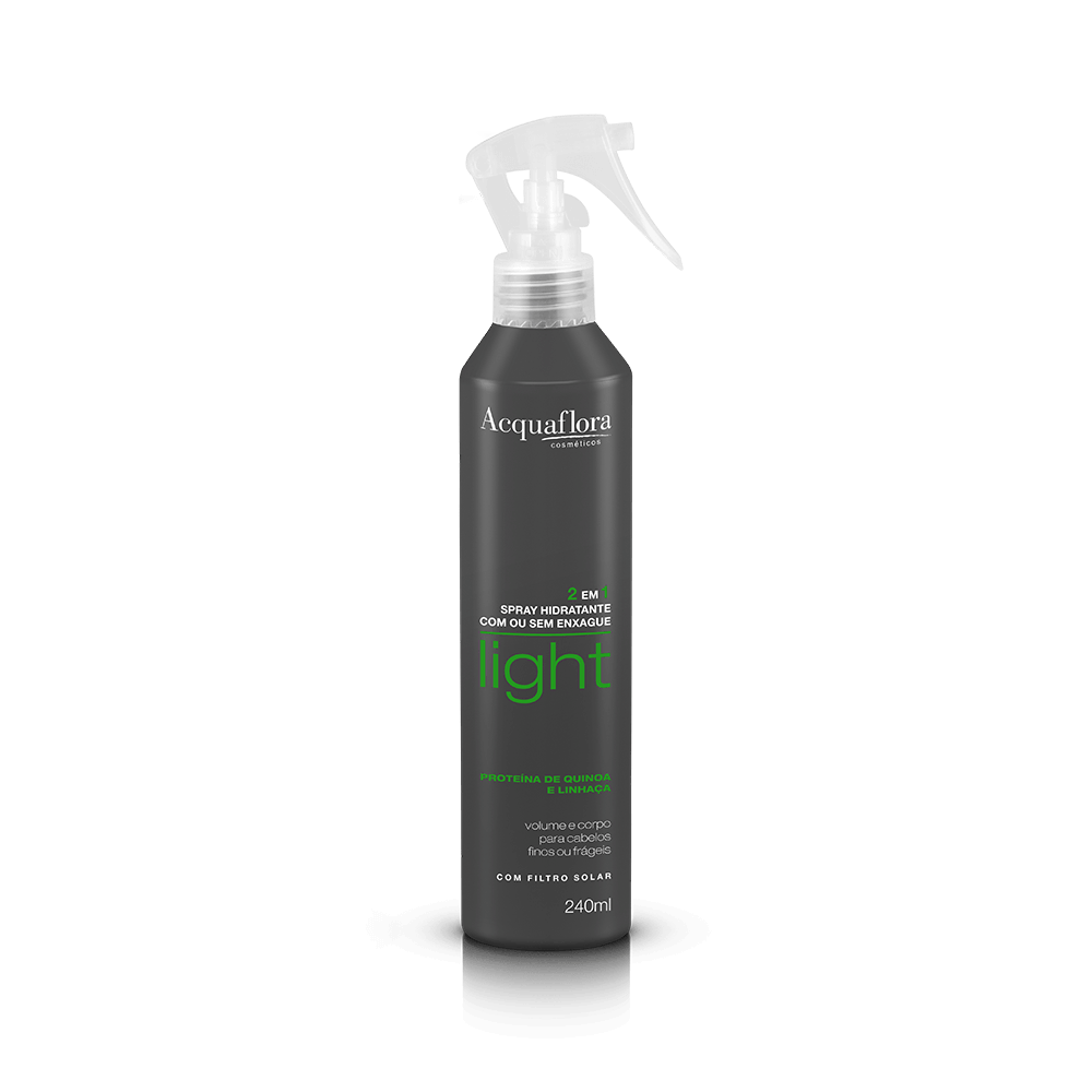 Spray Hidratante Acquaflora Light 2 em 1 Com ou Sem Enxágue 240ml
