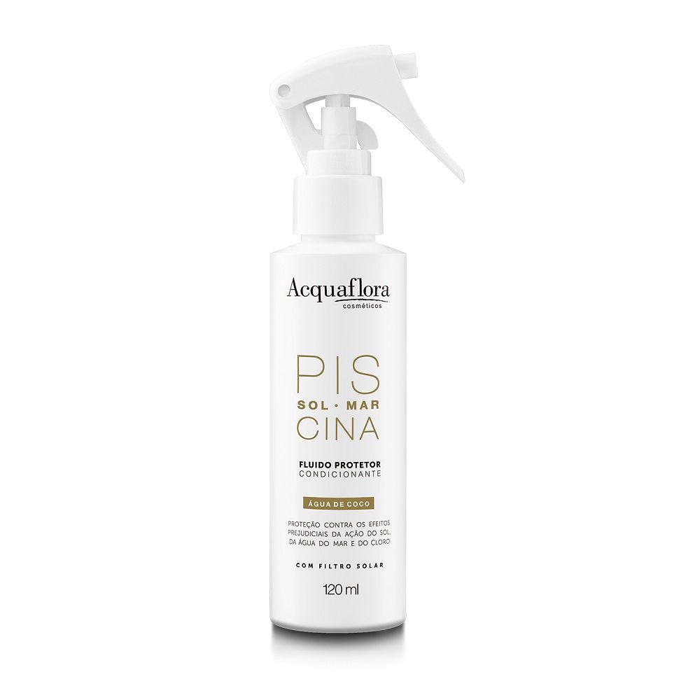 Fluido Protetor Condicionante Acquaflora Sol Mar Piscina 120ml