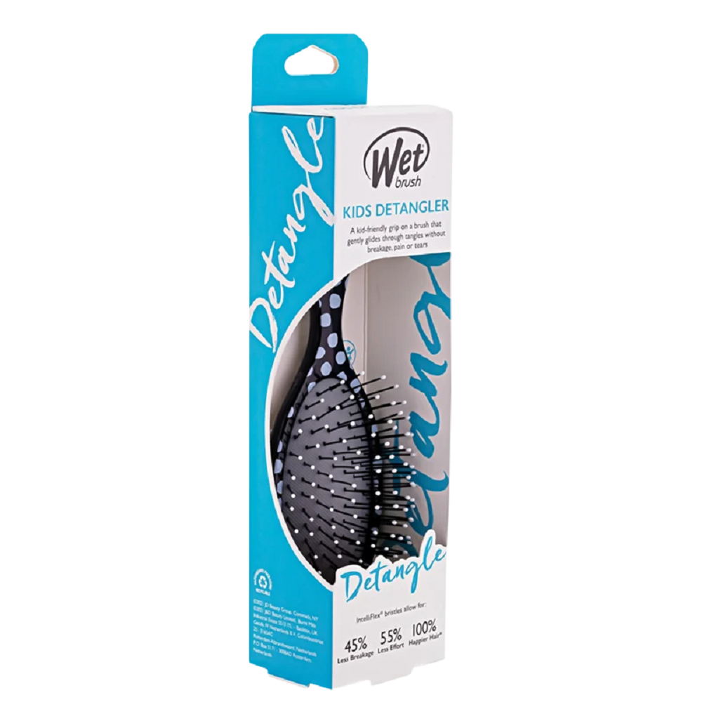 Escova de Cabelo Wetbrush Detangler Kids Poa