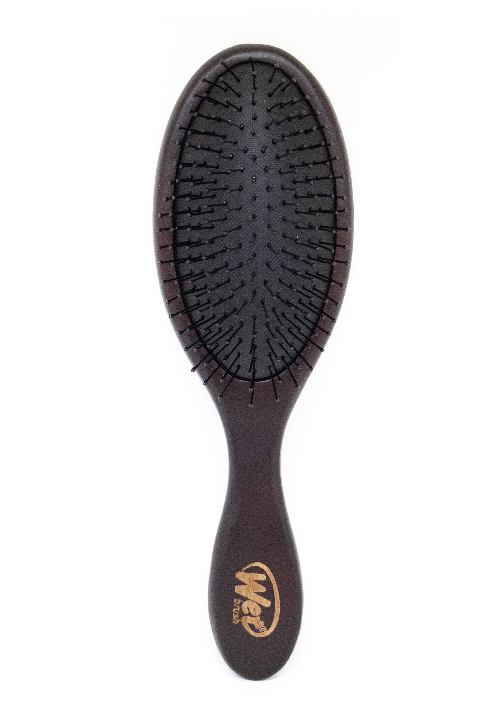 Escova de Cabelo Wetbrush Detangle Naturals Marrom Escuro