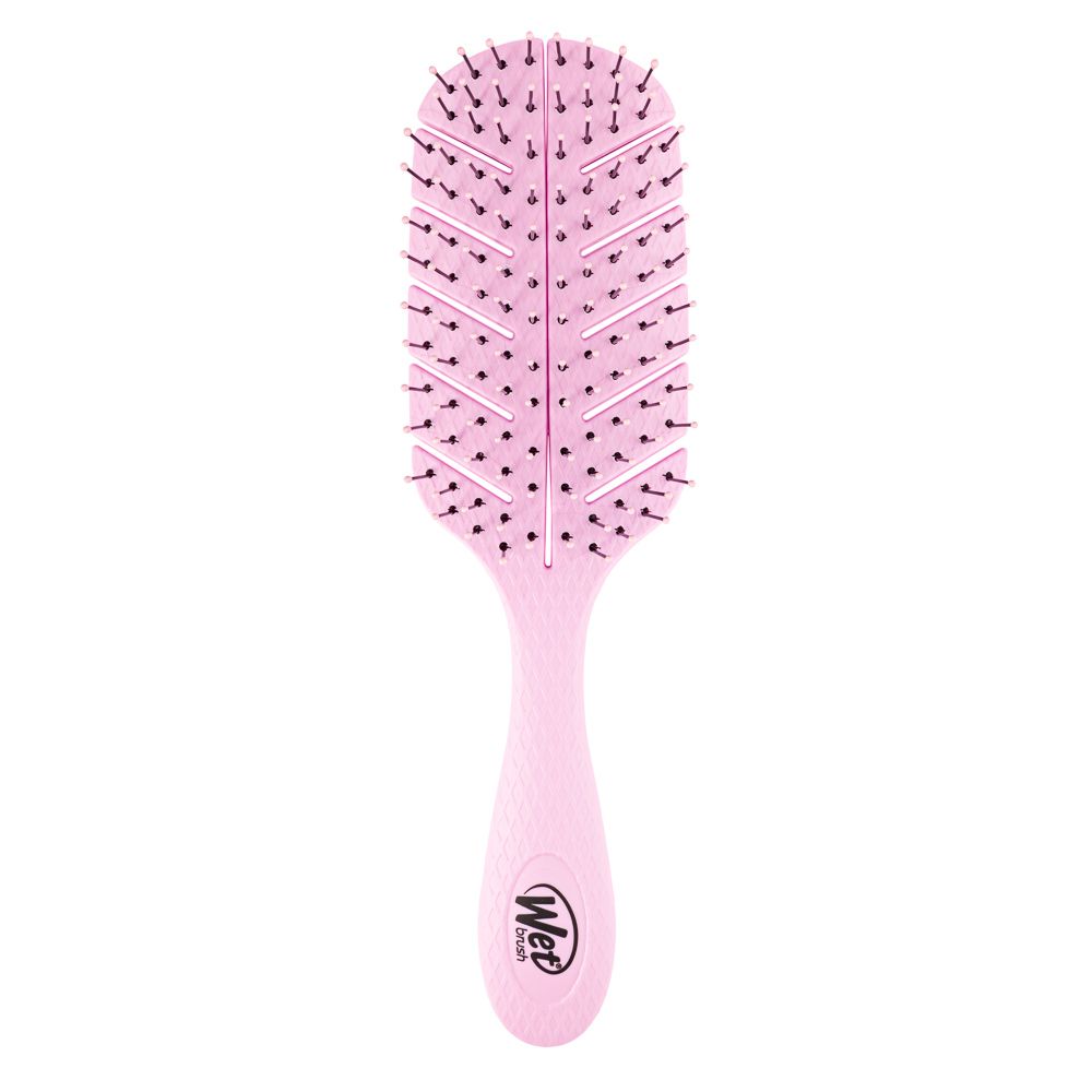 Escova de Cabelo Wetbrush Go Green Biodegradável Rosa