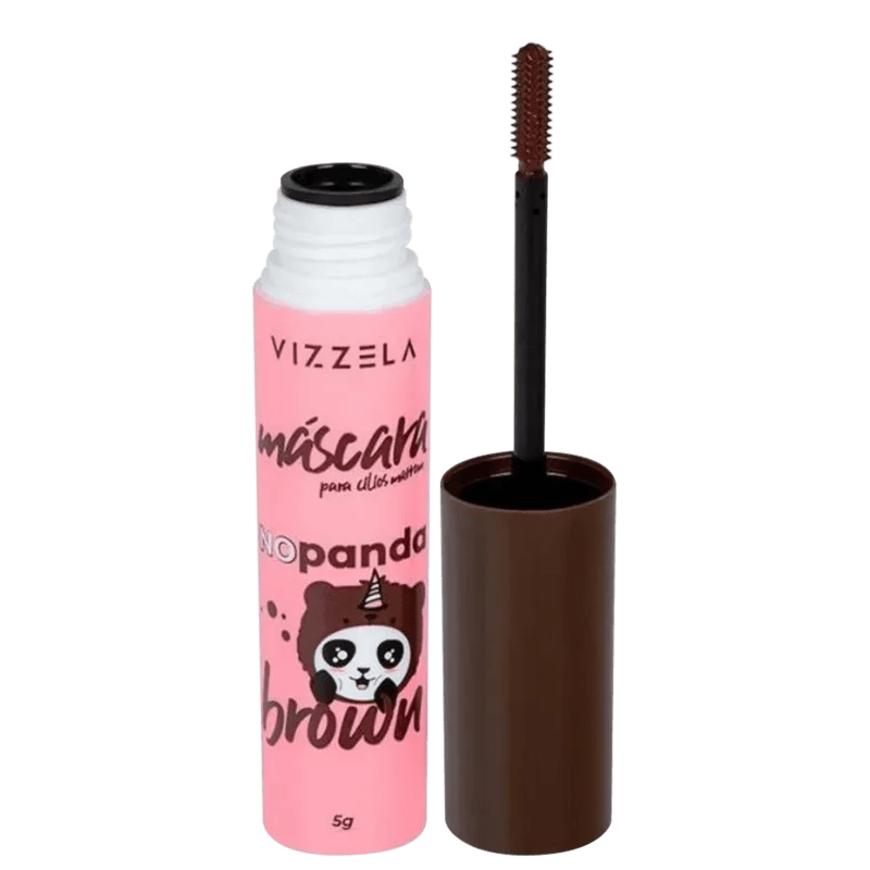 Máscara Para Cílios Vizzela No Panda Brown 5g