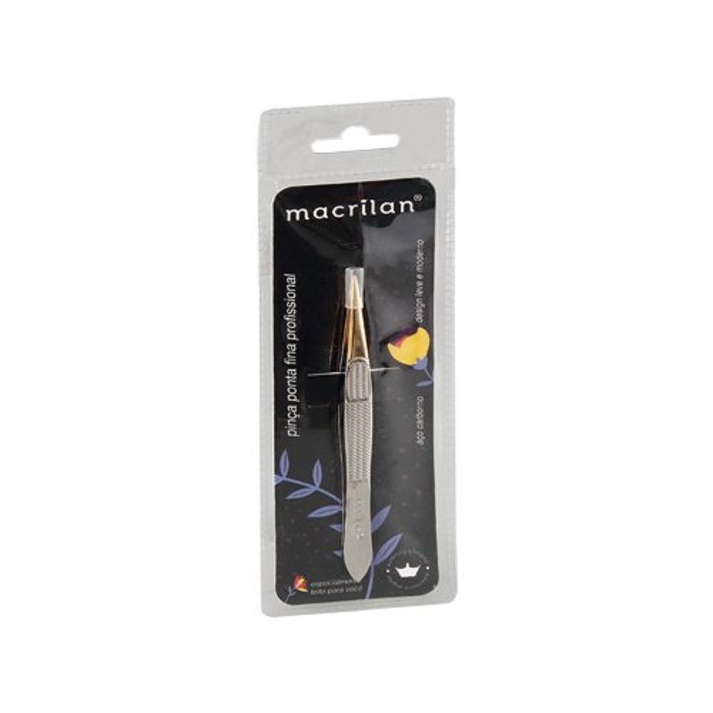 Pinça Profissional com Ponta Fina Macrilan PI-3