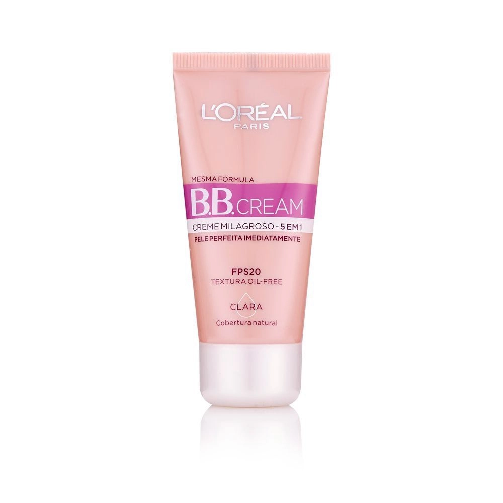 Base BB Cream L'Oréal Paris 5 em 1 FPS20 Cor Clara 30ml