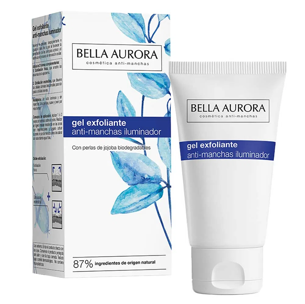 Gel Esfoliante Facial Bella Aurora Anti-Manchas Iluminador 75ml