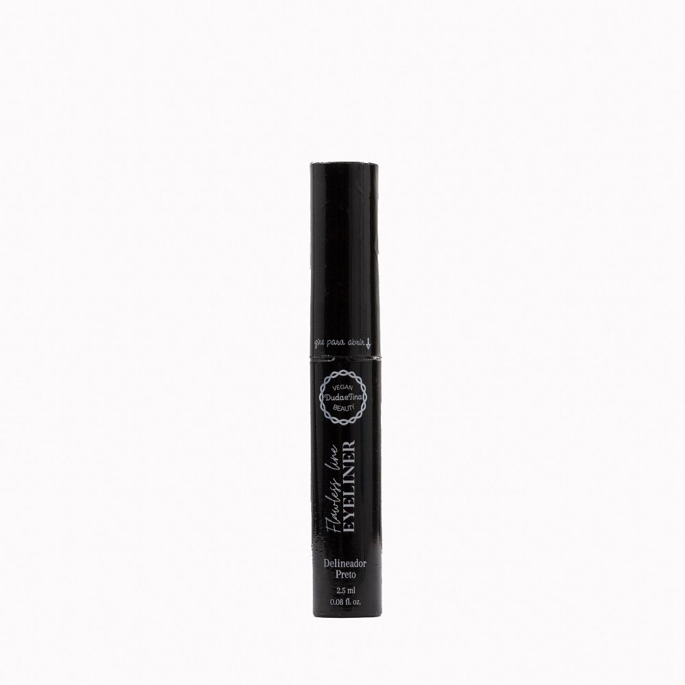 Delineador Líquido Duda e Tina Beauty Flawless Line Preto 2,5ml