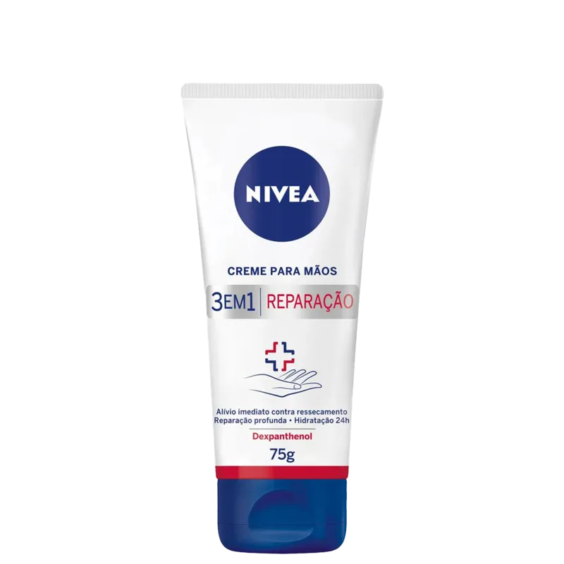 Creme Para Mãos Nivea 3 em 1 Reparação 75g