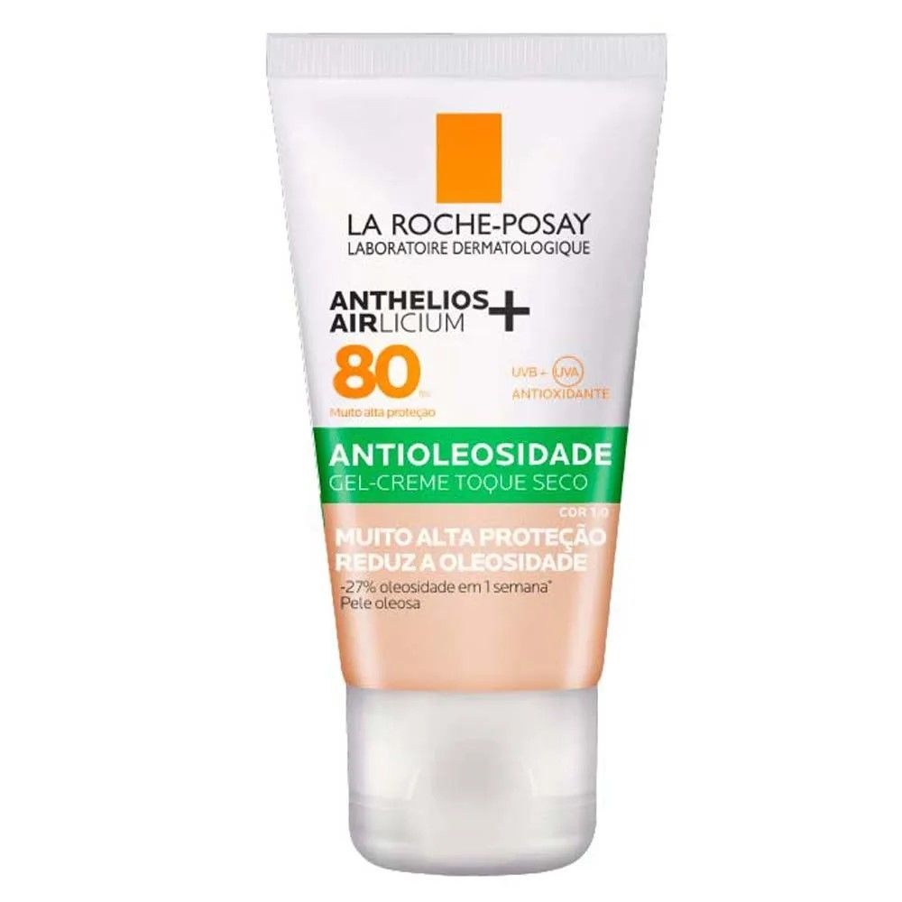 Protetor Solar Facial La Roche-Posay Anthelios Airlicium FPS80 com Cor 40g