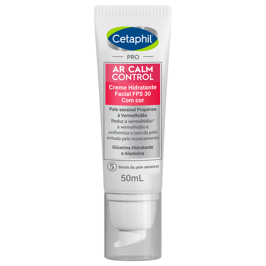 Creme Hidratante Facial Cetaphil Pro AR Calm Control com Cor FPS30 50ml