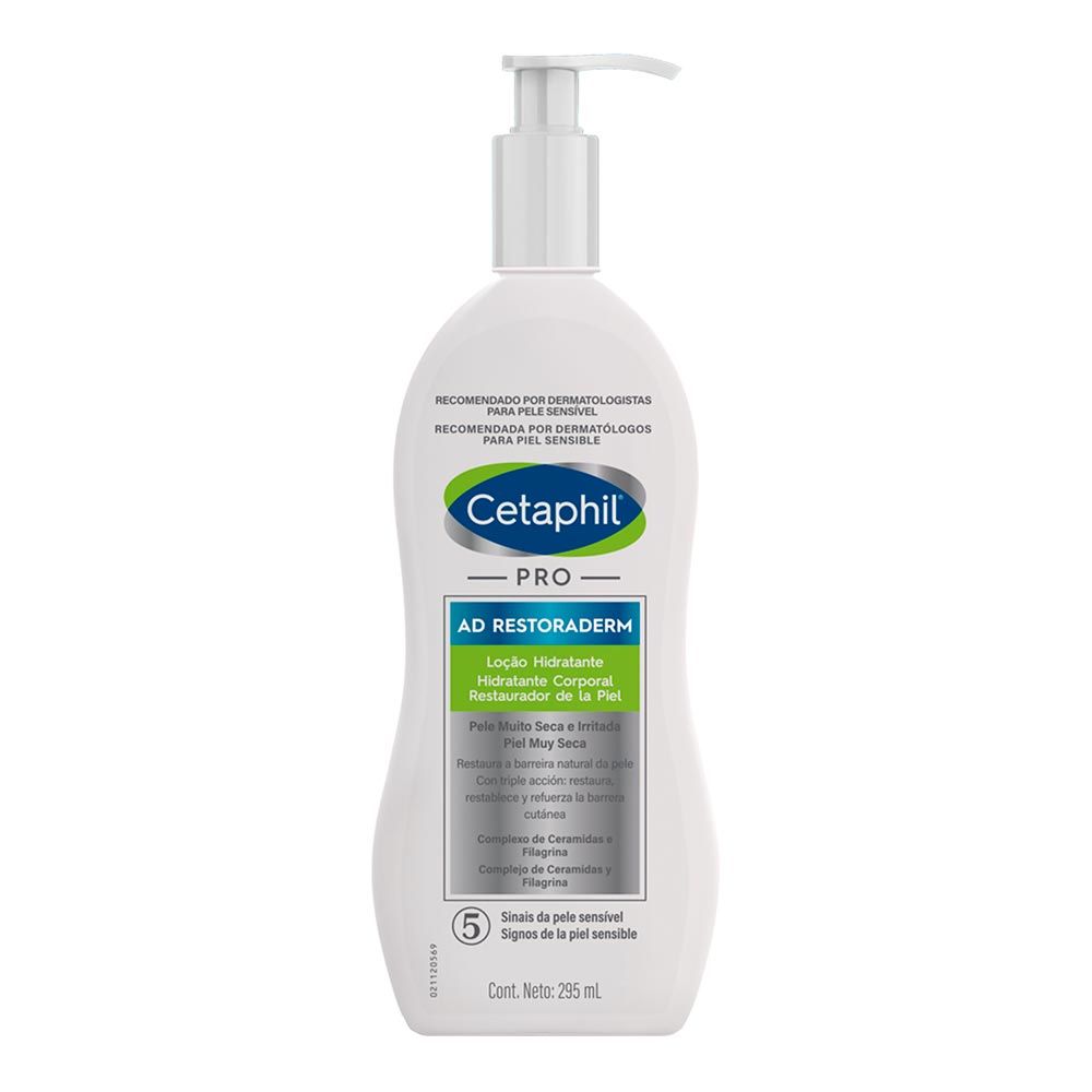 Loção Hidratante Corporal Cetaphil Pro AD Restoraderm 295ml