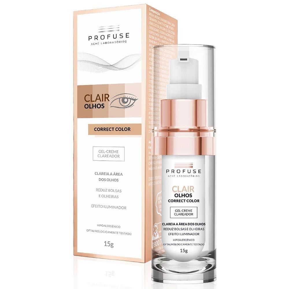Gel Creme para Área dos Olhos Profuse Clair Olhos Correct Color 15g