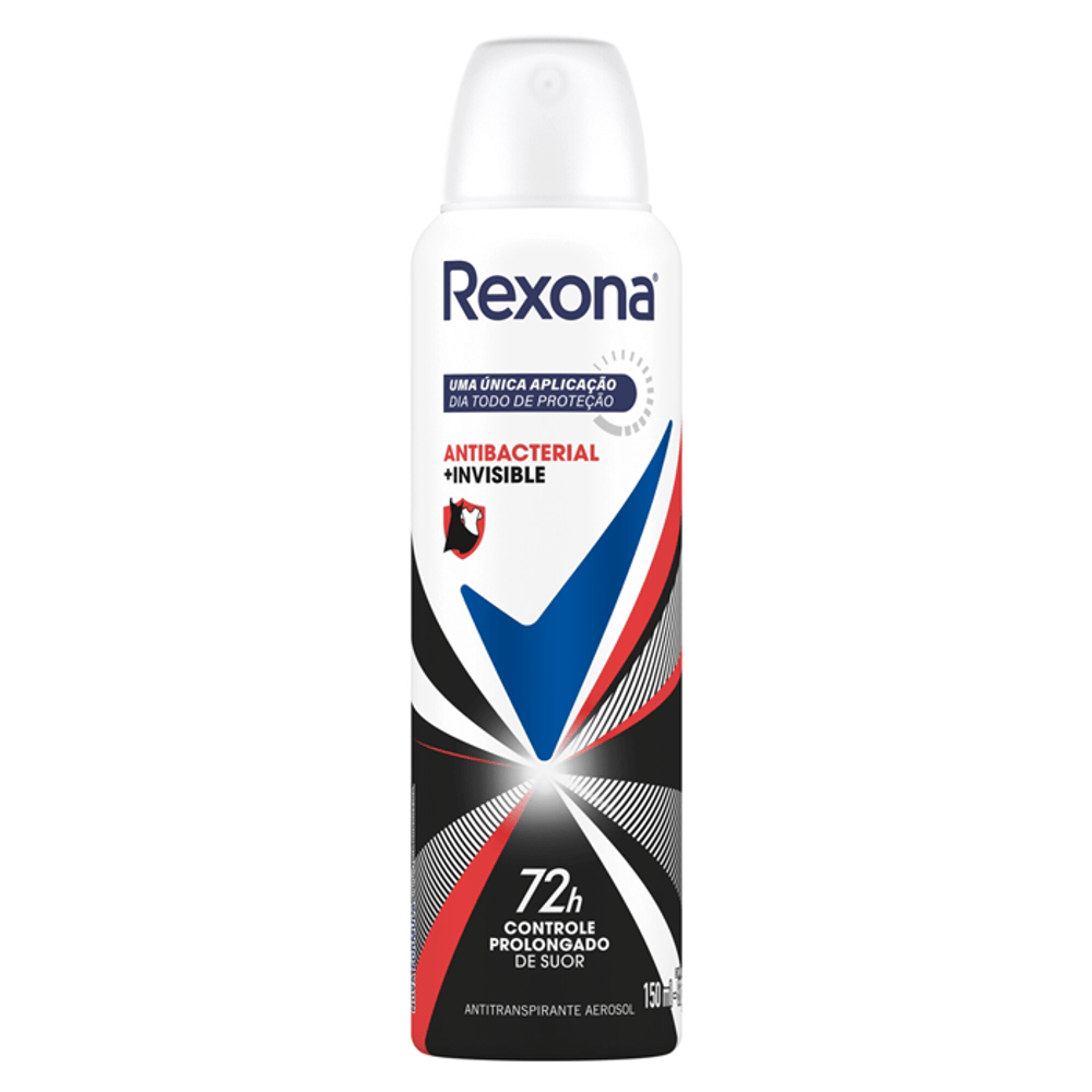 Desodorante Aerosol Feminino Rexona Invisible 72h 250ml