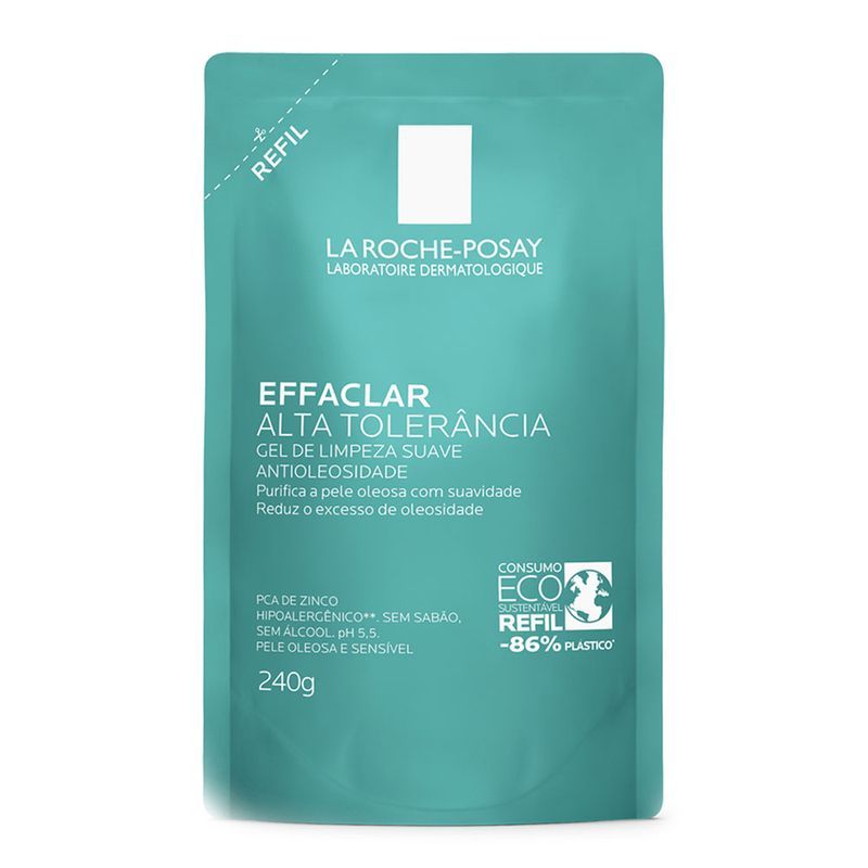 Refil Gel de Limpeza Facial La Roche-Posay Effaclar Alta Tolerância 240g