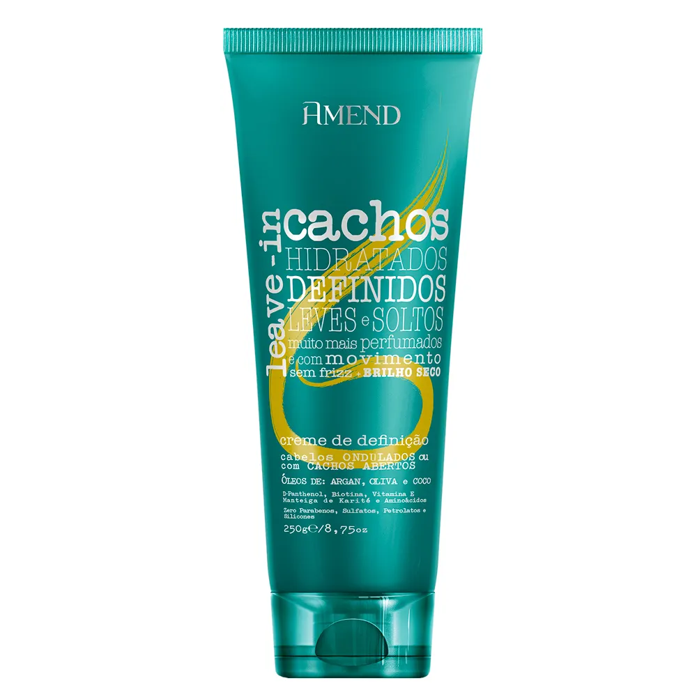 Leave-In Capilar Amend Cabelos Ondulados ou Cachos Abertos 250g