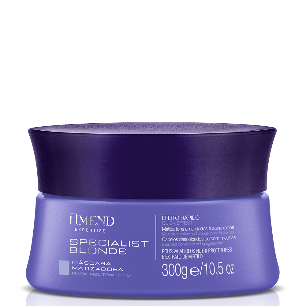 Máscara Capilar Matizadora Amend Expertise Specialist Blonde 300g
