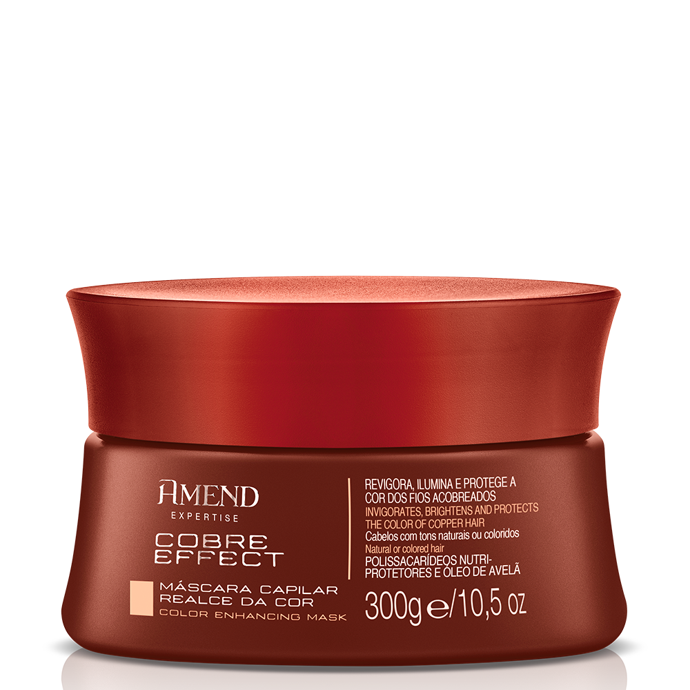 Máscara Capilar Realce Da Cor Amend Expertise Cobre Effect 300g