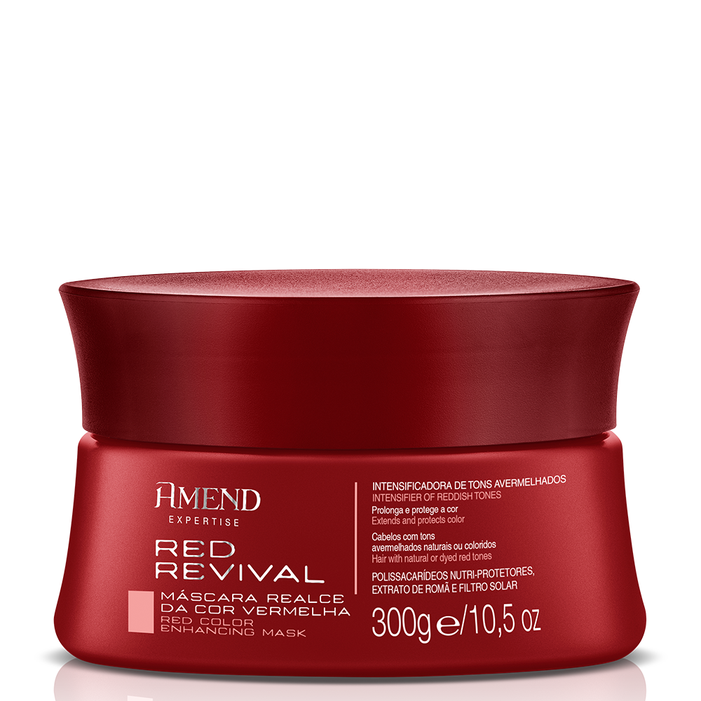 Máscara Capilar Realce Da Cor Amend Expertise Red Revival 300g