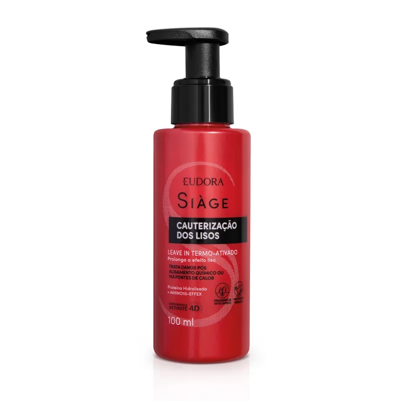 Leave-in Capilar Eudora Siàge Cauterização dos Lisos 100ml