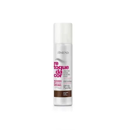 Spray para Retoque Amend Retoque da Cor Castanho Claro 75ml