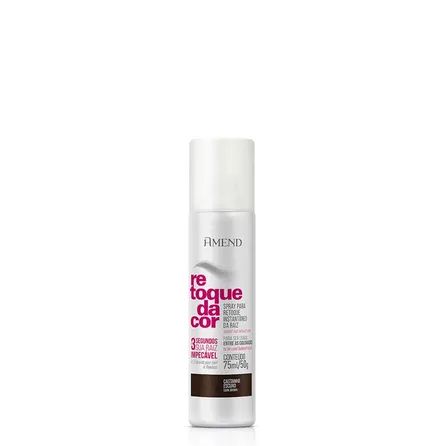 Spray para Retoque Amend Retoque da Cor Castanho Escuro 75ml