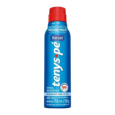 Desodorante para Pés Tenys Pé Baruel Jato Seco Aerosol Original 150ml