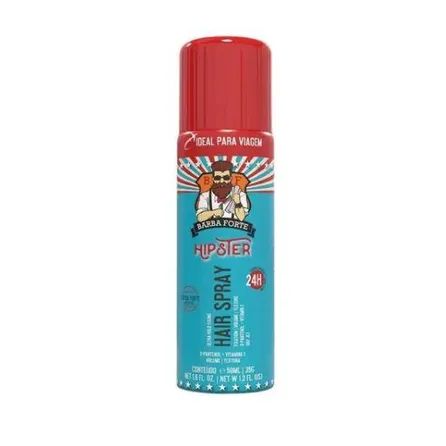 Spray de Cabelo Barba Forte Ultra Hold Hipster 50ml