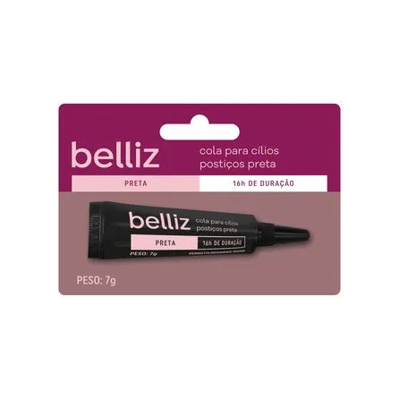 Cola para Cílios Postiços Belliz Preta 7g