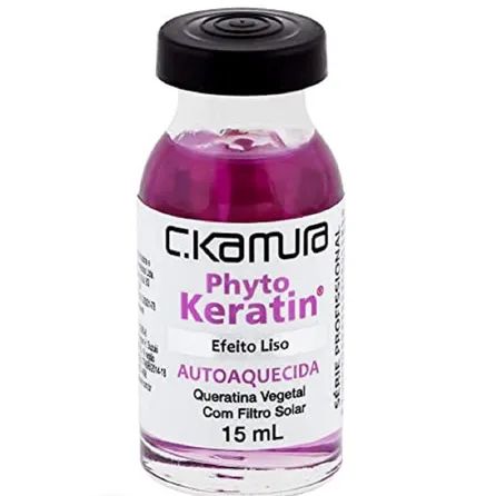 Ampola de Tratamento C.Kamura Phyto Keratin Efeito Liso 15ml