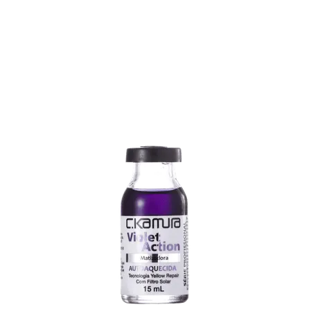 Ampola de Tratamento Capilar C.Kamura Violet Action Matizadora 15ml