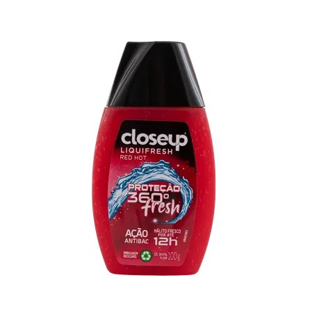 Pasta de Dente Líquida Close Up Liquidfresh Red Hot 100g