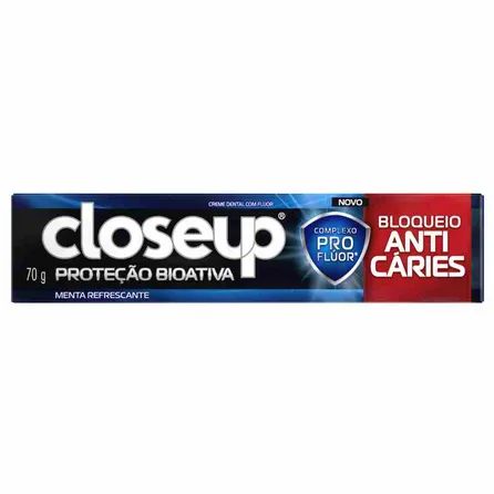 Creme Dental Close Up Proteção Bioativa Bloqueio Anticáries 70g