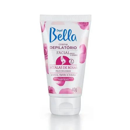 Creme Depilatório Facial Depil Bella Pétalas de Rosas 40g