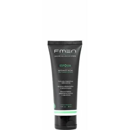 Esfoliante Facial F-Men Cosmetics com Carvão Ativado 30ml