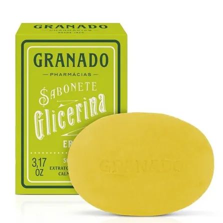 Sabonete em Barra Granado Glicerina Erva-doce 90g